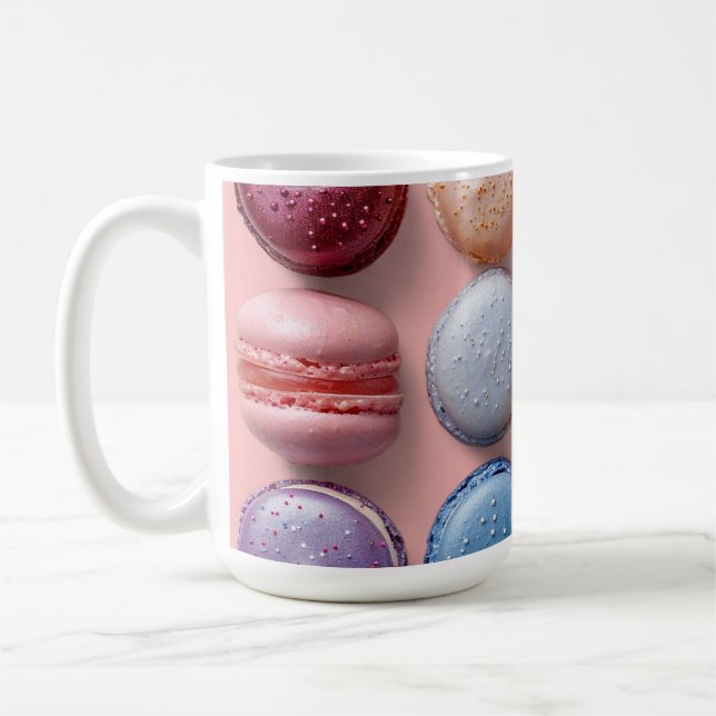 Dreamy Bites: Macarons Kaffee-Tasse Kaffeetasse (Links)