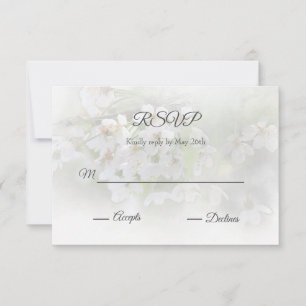 Dreamy Blossoms RSVP Card