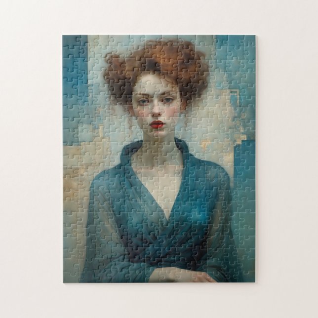 Dreamy Blue Dress Puzzle (Vertikal)