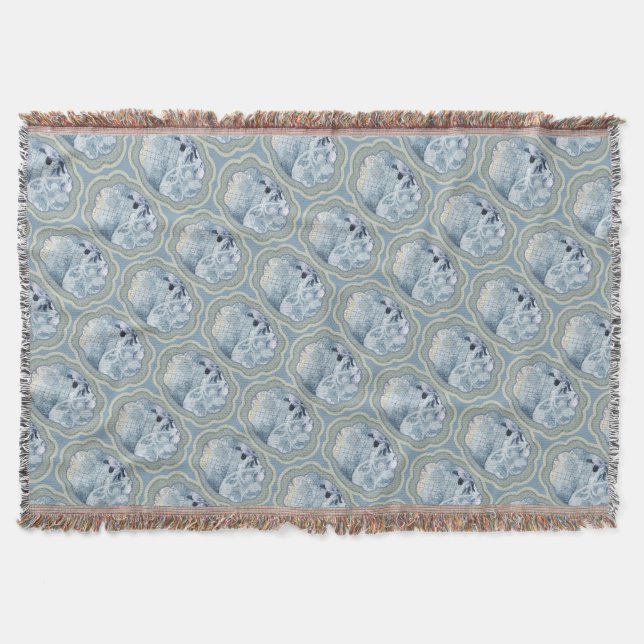 Dreamy Blue Medallion Decke (Vorderseite)