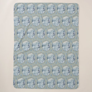 Dreamy Blue Medallion Sherpadecke