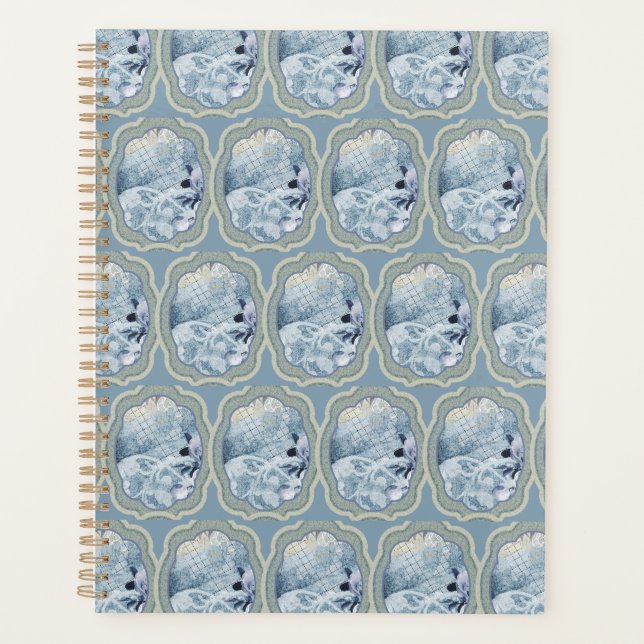 Dreamy Blue Medallions Planer (Vorderseite)