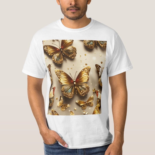 Dreamy butterfliegen T - Shirt (Vorderseite)