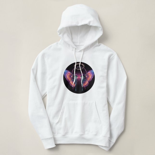 Dreamy Butterfly Kopfhörer Hoodie ✨ 🎧 (Design vorne)