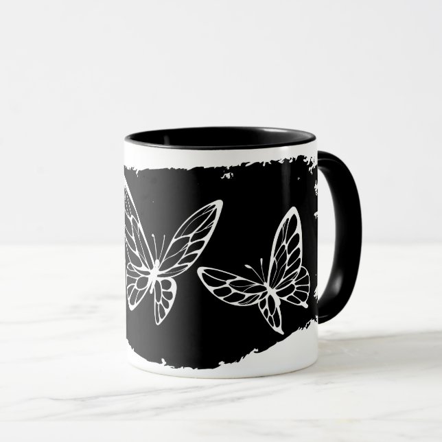 Dreamy Butterfly Tasse (VorderseiteRechts)