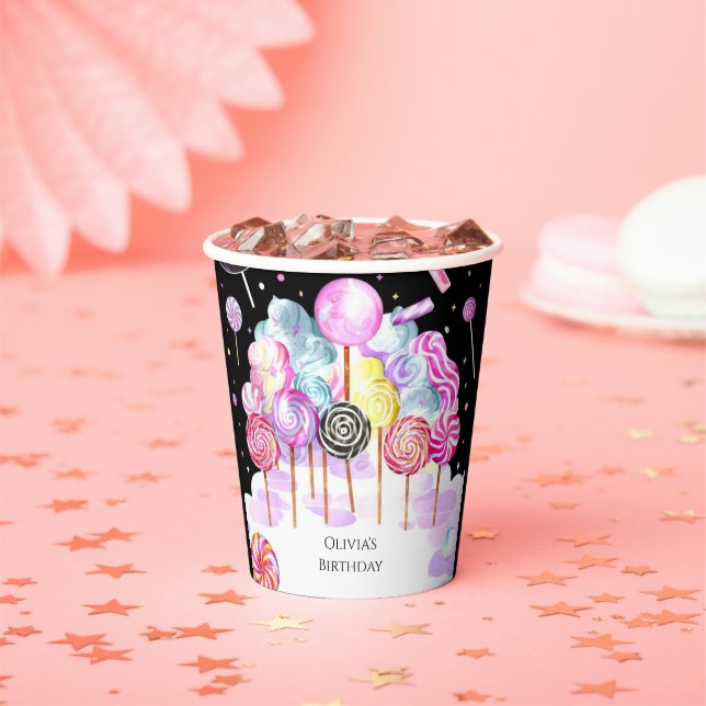 Dreamy Candyland Birthday Pappbecher (Insitu)