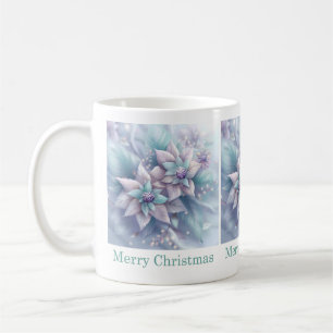 Dreamy Christmas Floral Tasse