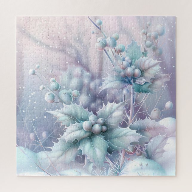 Dreamy Christmas Holly Puzzle (Vertikal)