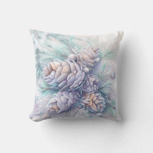 Dreamy Christmas Pinecones Throw Kissen