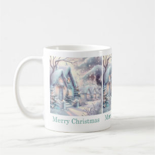 Dreamy Christmas Village Tasse
