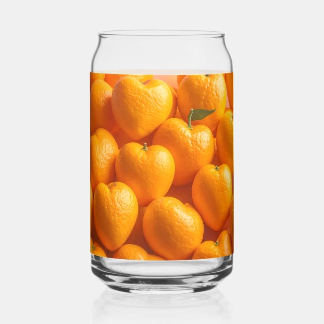 Dreamy Citrus Heart Dosenglas (Vorderseite)