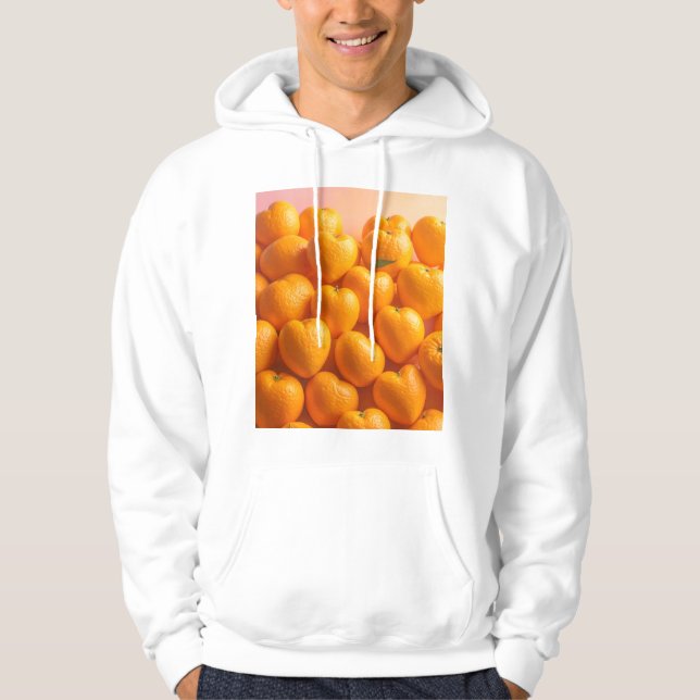 Dreamy Citrus Heart Hoodie (Vorderseite)