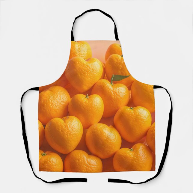 Dreamy Citrus Heart Schürze (Vorderseite)