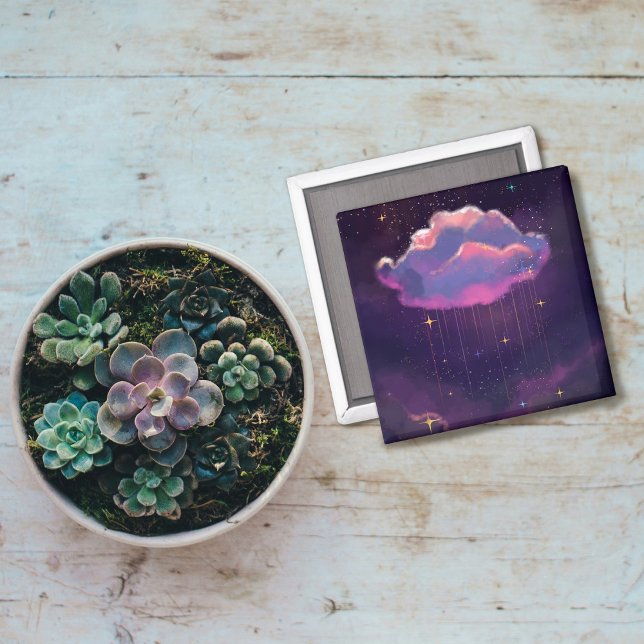 Dreamy Cloud Magnetic Foto Magnet (Von Creator hochgeladen)