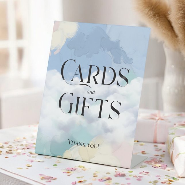 Dreamy Cloud Nine "Karten und Geschenke" Pedestzei Sockelschild (Von Creator hochgeladen)