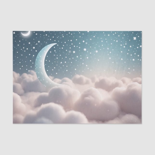 Dreamy Cloud Pastel Seidenpapier (Vorderseite)