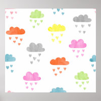 Dreamy Clouds: Wasserfarbener Herzrain