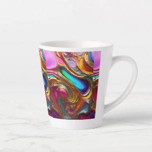 Dreamy Colorful Latte Tasse
