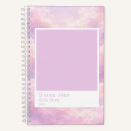 Dreamy Cotton Candy Cloudscape Color Swatch Small Notizbuch