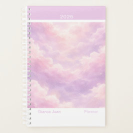 Dreamy Cotton Candy Cloudscape Modern Small Planer