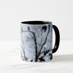 Dreamy Crow Snowfall Tasse