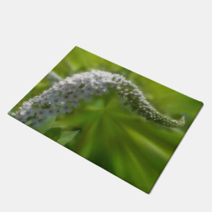 Dreamy Curling White Blume Fußmatte