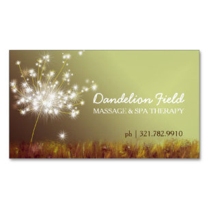 Dreamy Dandelion Magic Business Cards Magnetische Visitenkarte