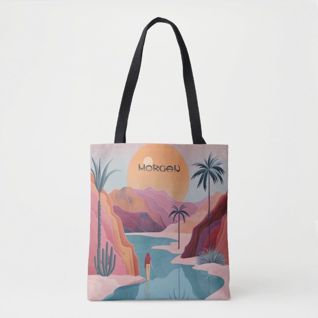 Dreamy Desert Oasis Tote Bag (Vorderseite)
