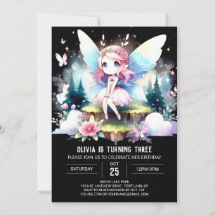 Dreamy Design Fairy Birthday Einladung
