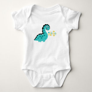 Dreamy Dinosaur Baby Strampler