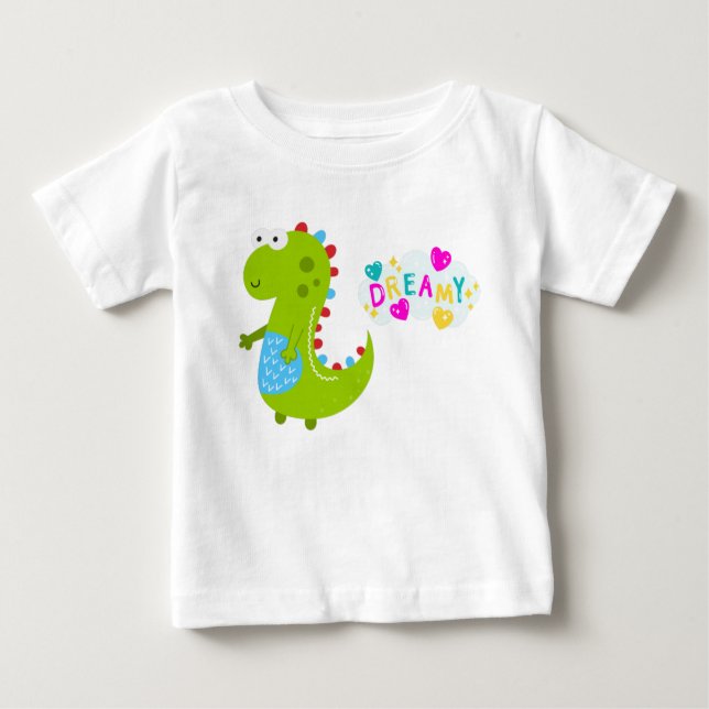 Dreamy Dinosaur Baby T - Shirt (Vorderseite)