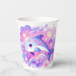 Dreamy Dolphin Baby Dusche Pappbecher