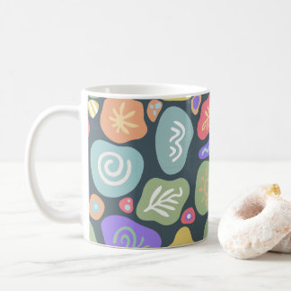 Dreamy Doodles - Vibrant Boho Nature Motif Design Kaffeetasse