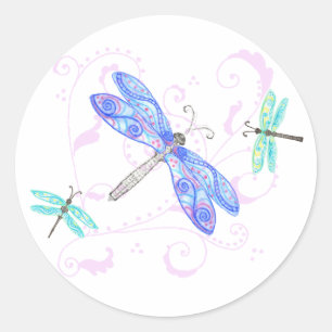 Dreamy Dragonflies Sticker