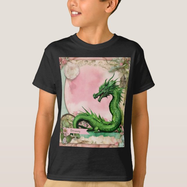 Dreamy Dragons: Entfesseln Sie Ihre Fantasie auf d T-Shirt (Vorderseite)