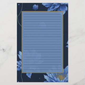 Dreamy Ethereal Watercolor Blume Notebook Briefpapier