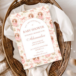 Dreamy Fairy Garden Baby Shower Einladung