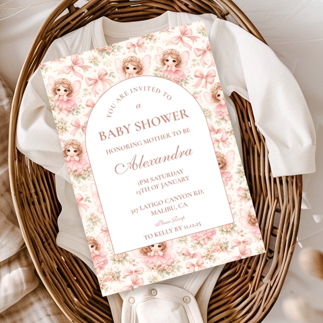 Dreamy Fairy Garden Baby Shower Einladung (Von Creator hochgeladen)