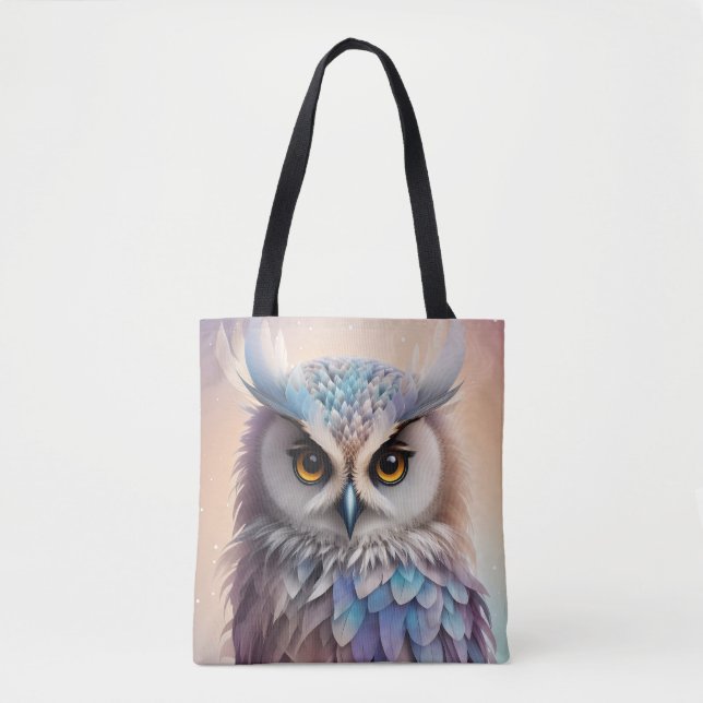 Dreamy Fantasy Owl Soft Pastellfarben (Vorderseite)