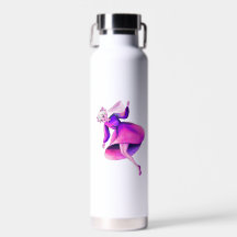 Dreamy Fantasy Princess Illustration Water Bottle