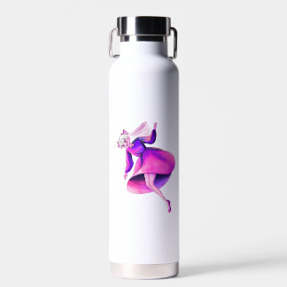 Dreamy Fantasy Princess Illustration Water Bottle Trinkflasche