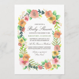 Dreamy Floral Baby Dusche Einladung