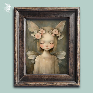 Dreamy Floral Faia Vintage Pasta machen Kunst, Dic Poster