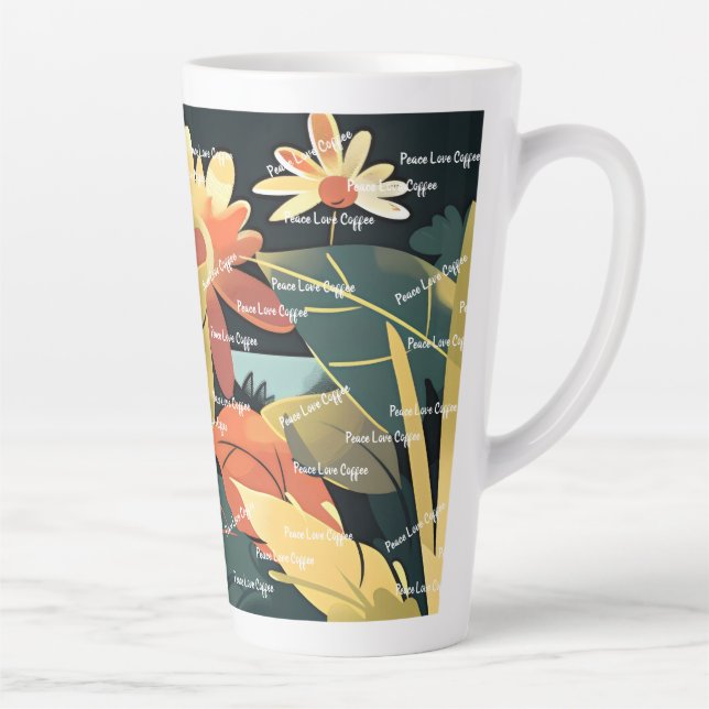 Dreamy Floral Landschaft 11 Milchtasse (Rechts)
