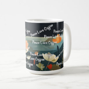 Dreamy Floral Landschaft 3 Kaffeetasse