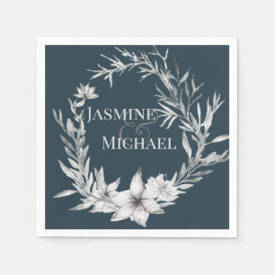 Dreamy Floral   Personalisiert Paper Napkin Serviette