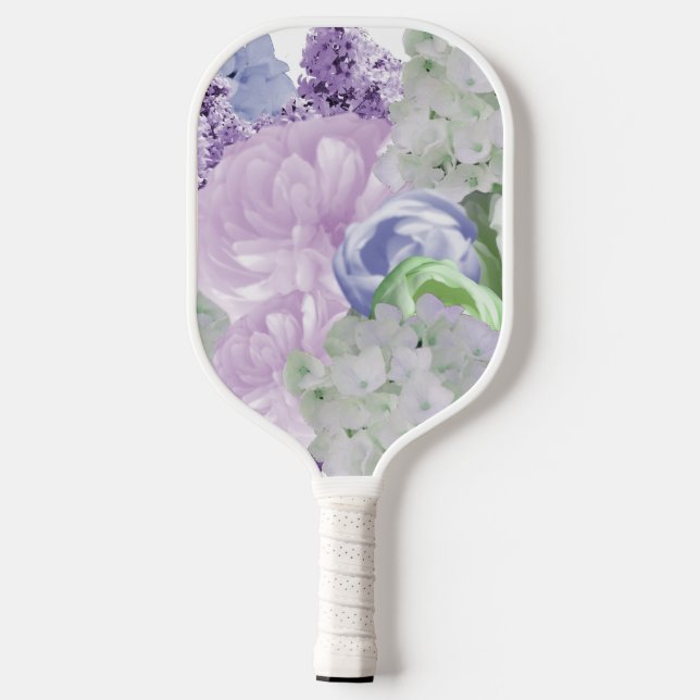 Dreamy Floral Pickleball Paddle (Rückseite)