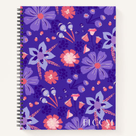 Dreamy Florals Lined Journal - Arbeit, Studie, Ide Notizbuch