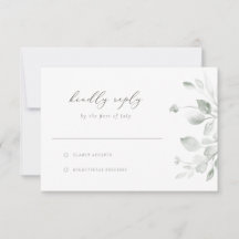 Dreamy Foliage RSVP-Karte