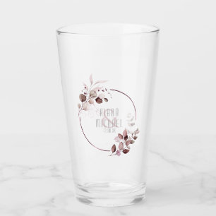 Dreamy Foliage Wedding Burgundy ID817 Glas